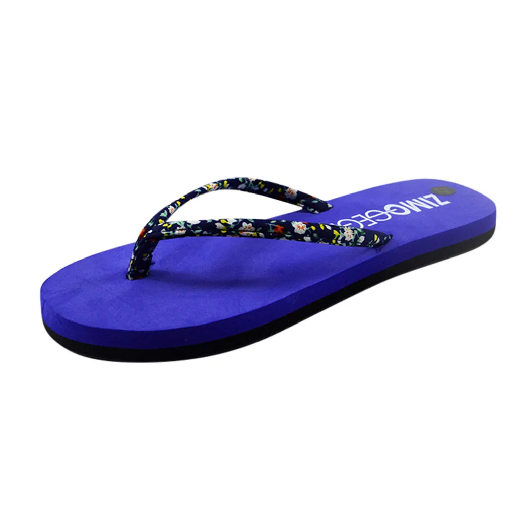 

SAGACE Fashion Summer Women Everyday Anti-Skid Flip Flops Leopard Casual Beach Non-Slip Clip-Toe Slip-On Outdoor Flower Slippers