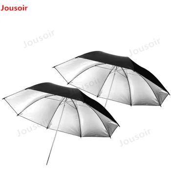 

2pcs Godox 40" 102cm Reflector umbrella Photo Studio Flash Light Grained Black Silver Umbrella CD50