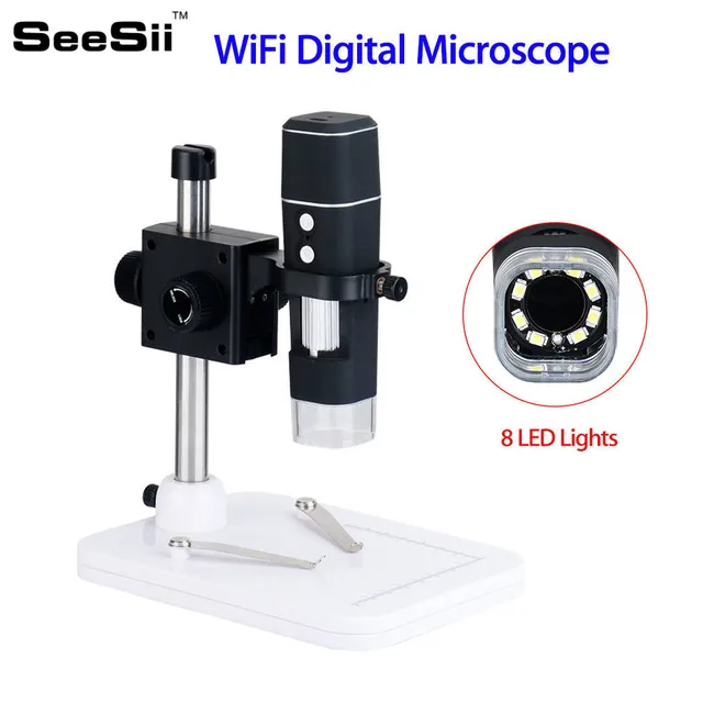 SEESII 7X WiFi Digital USB Microscope Handheld Electronic ...