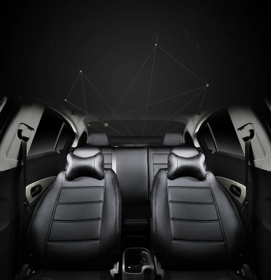 Передний+ задний) универсальные чехлы для сидений автомобиля hyundai solaris ix35 i30 ix25 Elantra accent Tucson Sonata авто аксессуары для укладки волос