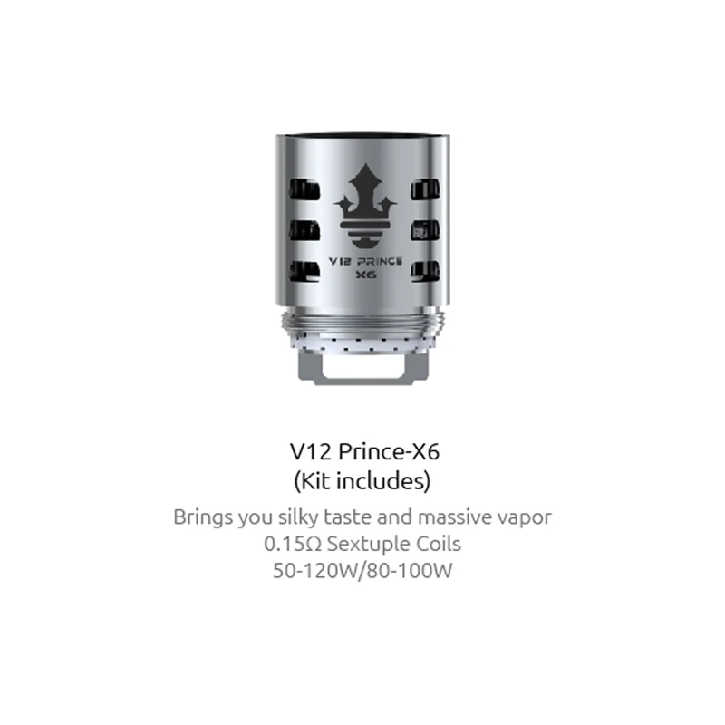 Катушка SMOK TFV12 Prince X6 Q4 T10 M4 сетчатые катушки для атомайзера Tank Cobra Edition электронная