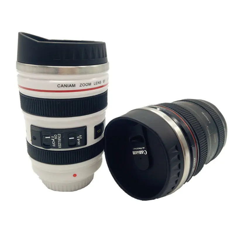 Drinking Camera Mug SLR Camera Lens Cup 24 105mm 11 Scale Stainless