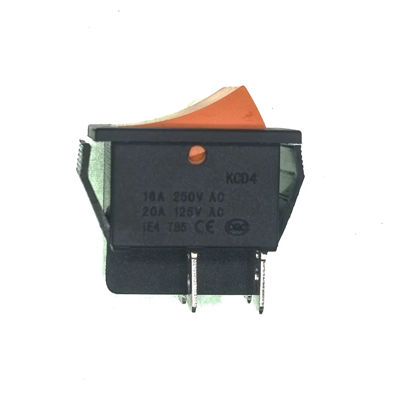 5 шт./лот 31*25 мм 4PIN 16A 250V оснастки DPST вкл/выкл положение лодки кулисный
