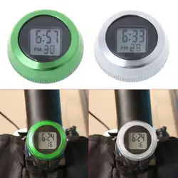 Подвесной стержень для велосипеда Электронные часы Multi функциональный пыле водостойкий алюминиевый сплав стволовых Время Дата горный