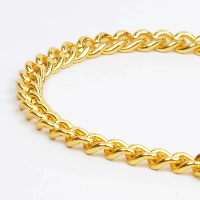 Cool Handmade Silver Chain Choker Necklace for Women Men Girls Punk Gothic Metal Chain Collar with O Round - Image 3