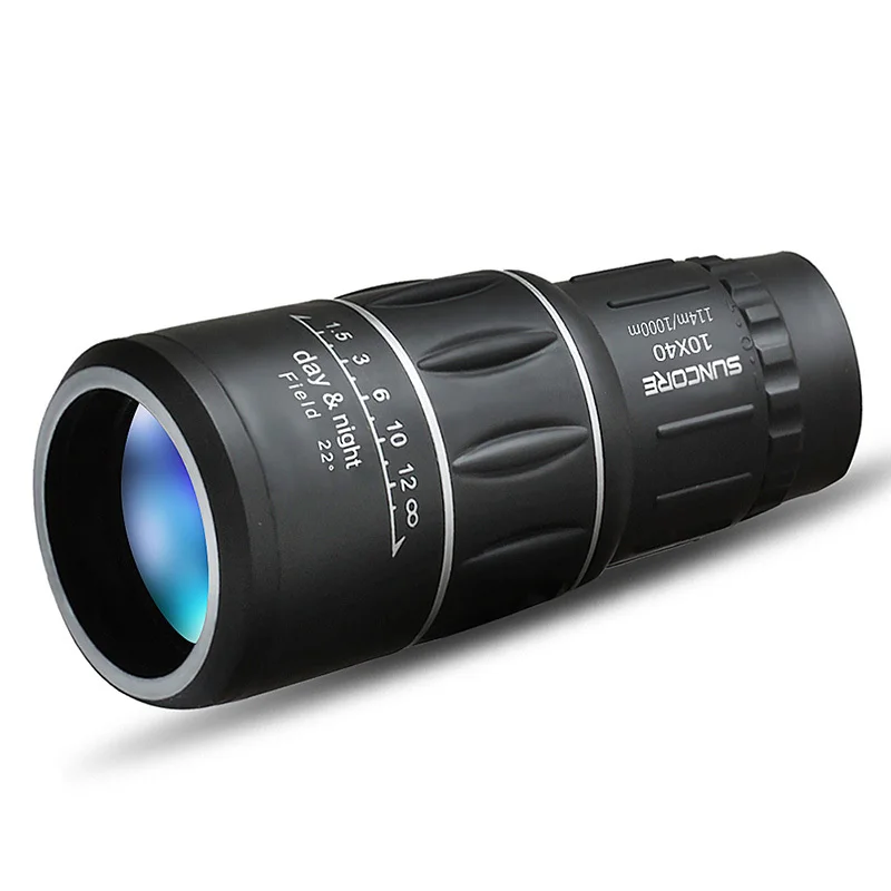 

Suncore 10x40 HD Monocular Telescope Non-infrared Night Vision Binoculars Pocket-size for Hunting Watching