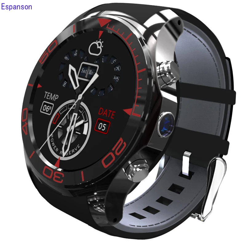 

Espanson S1 Smart Watch Sports Android Bluetooth Wifi 3G GPS smartwatch heart rate monitor wearable device Camera with Sim card