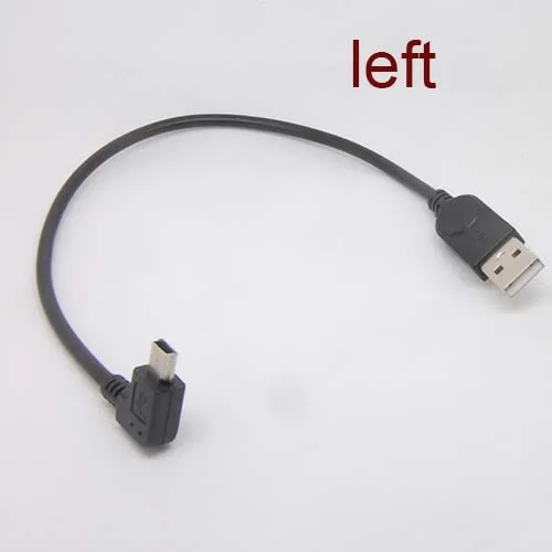 10 قطعة 90 درجة زاوية اليسار USB نوع الأنثى إلى B البسيطة 5 دبوس الذكور مهائي كابلات