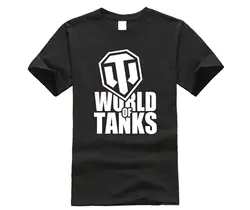 Возьмите DIY Стиль мужские футболки летняя брендовая одежда World Of Tank Мужская Черная hD печати короткий рукав хлопковая футболка