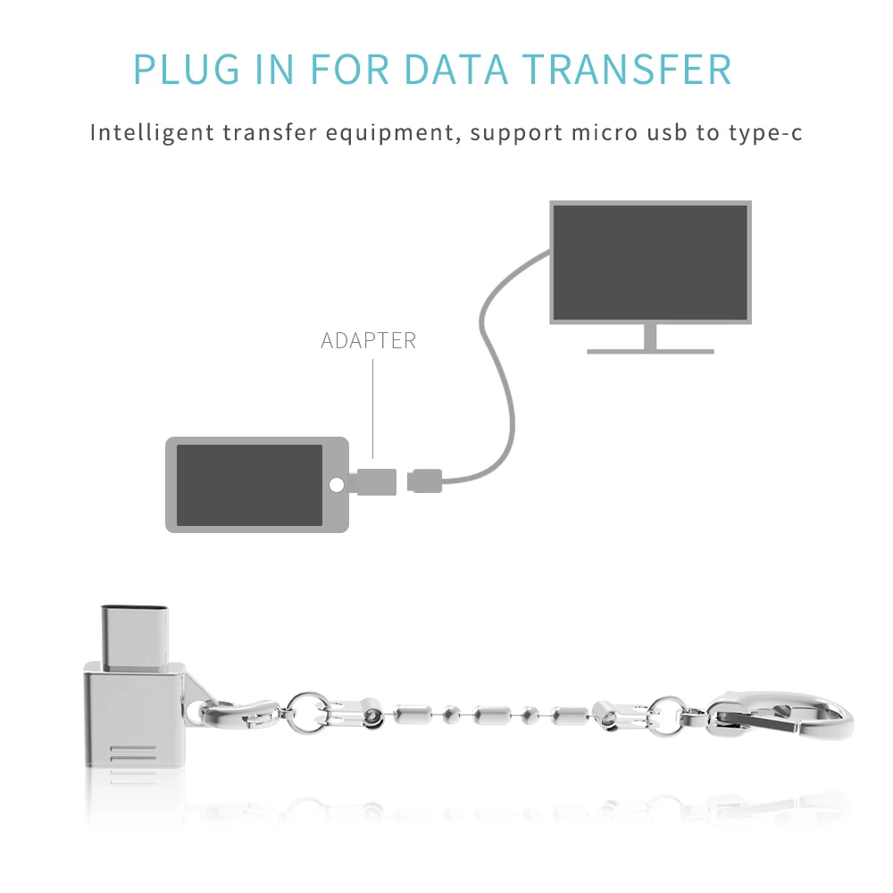 1 шт. type c к Micro Usb адаптер для samsung Galaxy S9 S8 Note 8 9 Plus USB C к Micro USB разъем type-c адаптер для huawei