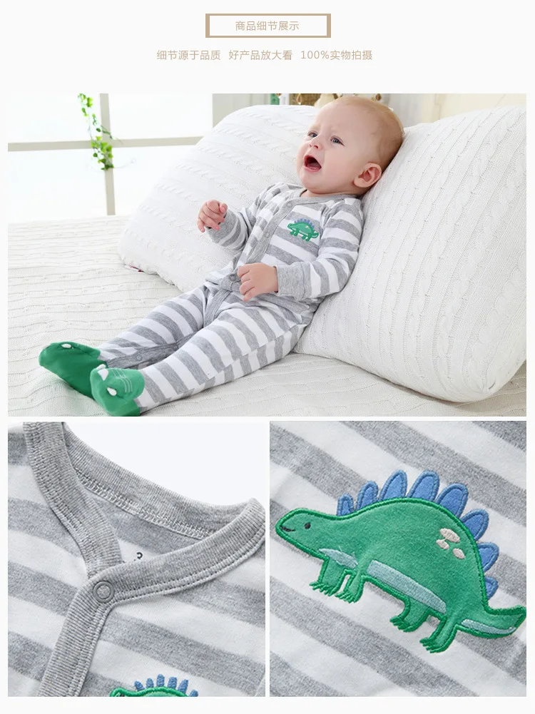 2018 pijamas de bebé niños mono de dibujos animados mapache bebés bebé Niñas Ropa mono 2018 pijamas de bebé niños mono de dibujos animados mapache bebés bebé Niñas Ropa mono