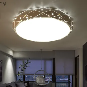 

Geometry LED Ceiling Lamp Romantic Warm Concise Personality Modern Iron Art Living Study Bedroom Lights Dining room Decoration