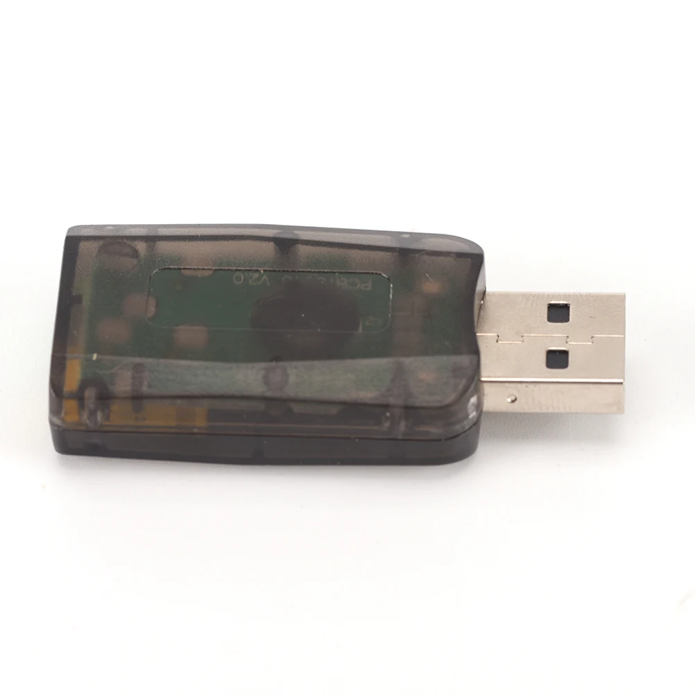 1 шт. Внешняя USB Аудио Звуковая карта адаптер Виртуальный 5 1/7 ch 2 0 Mic Динамик