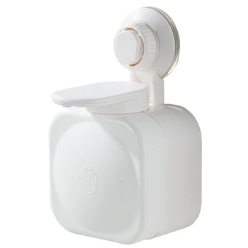 

Vacuum Suction Cup Soap Dispenser Wall-Mounted Punch-Free For Bathroom Kitchen Dish Washing Liquid Hand Lotion And Shampoo Sho