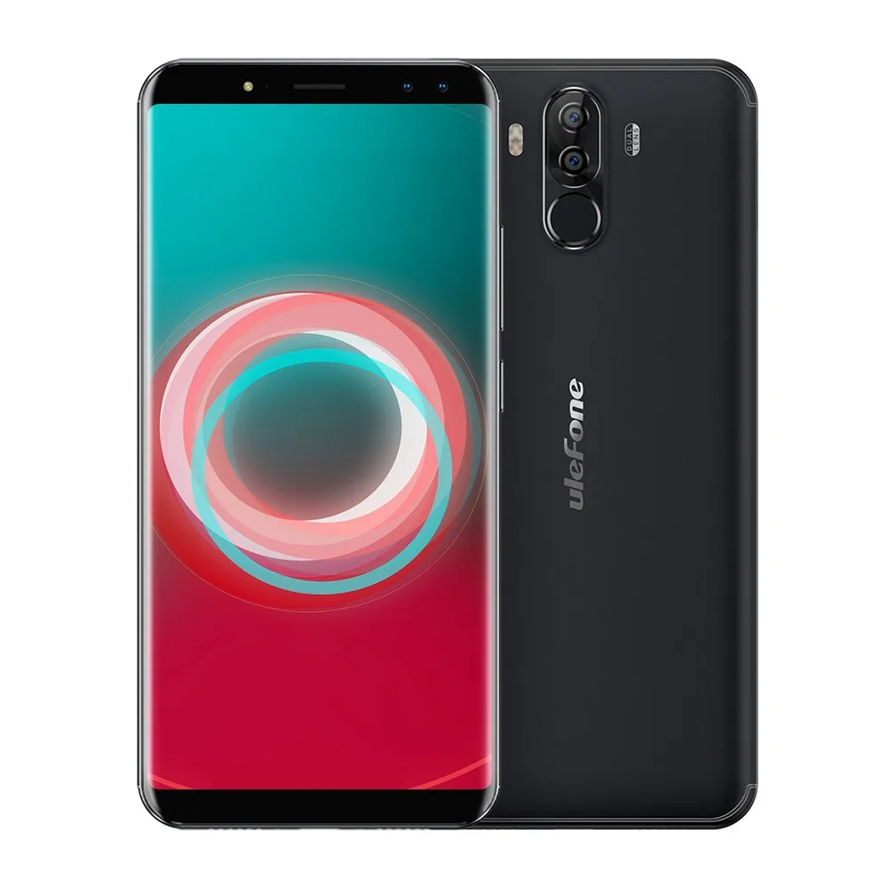 Ulefone power 3S 6," 18:9 FHD+ Android 8,1 мобильный телефон MTK6763 Восьмиядерный 4 Гб+ 64 Гб 16 МП 4 камера 6350 мАч Face ID 4G смартфон - Цвет: Черный