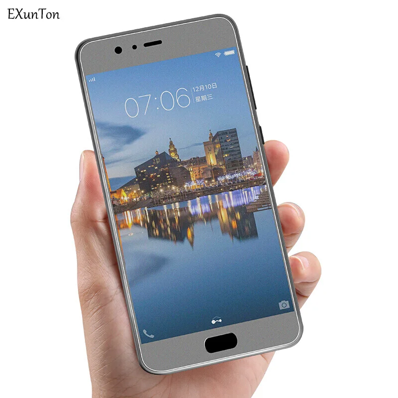 EXUNTON 2.5D матовое закаленное стекло для huawei Honor 7X 7A 7C Y5 2018 Enjoy 8E Lite без отпечатков