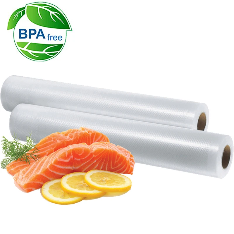 12/15/20/25/28*500cm Vacuum Sealer Bags 5 Rolls/Lot Kitchen Food Vacuum Bag Storage Bags For Vacuum Sealer