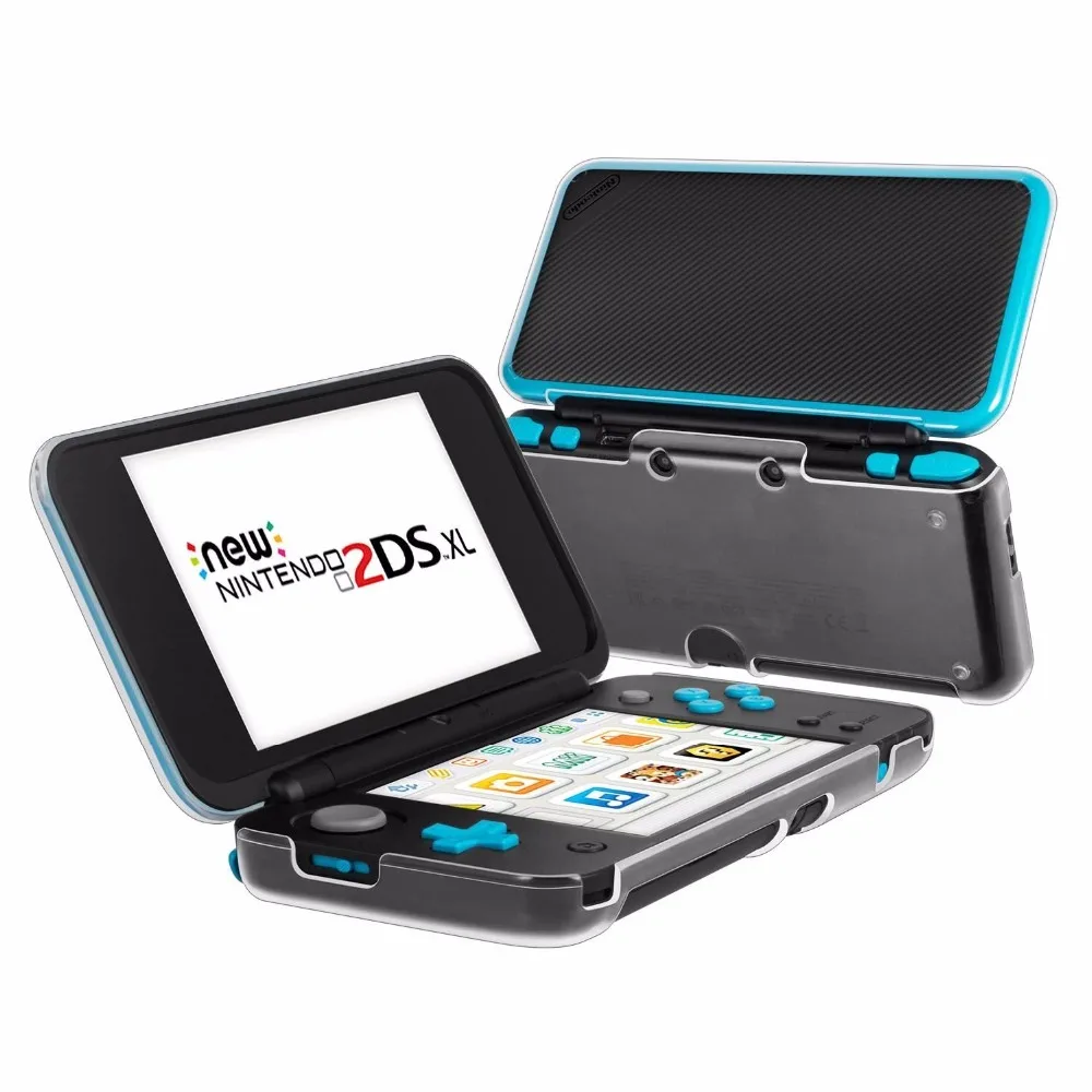 Прозрачный Футляр с защитой от царапин и кристаллов для Nod NEW 2DS LL/XL( версия) Прозрачный чехол