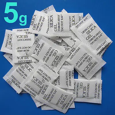 40 Packs Dry pack 5 Gram 5g Silica Gel Packets Desiccants Drypack | Обустройство дома