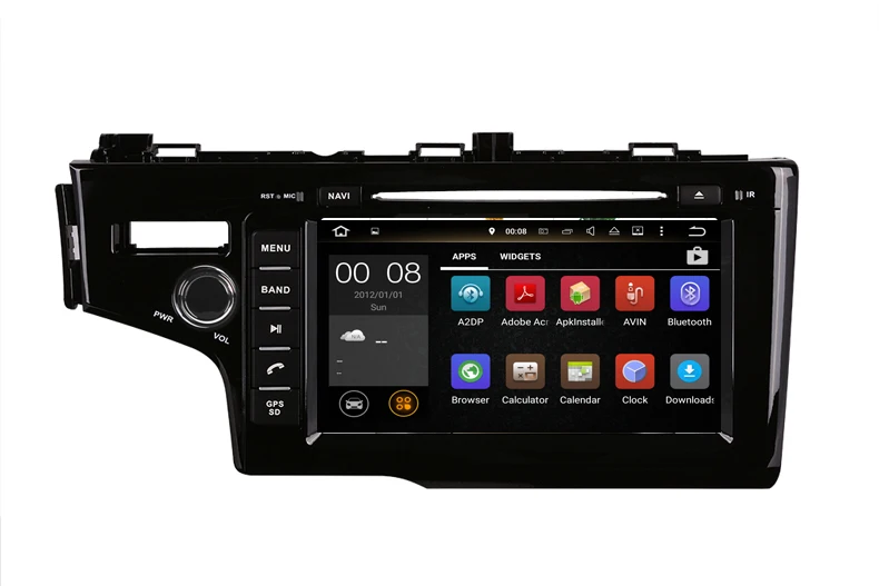 Sale 8inch 1024*600 octa core Android 9.0 4G RAM 64G ROM Car Radio GPS for HONDA fit left driving with gps navigation wifi USB DVD 1