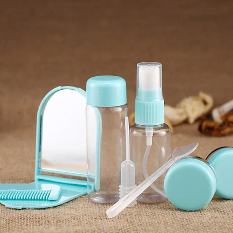 8pc/Set Travel Mini Makeup Cosmetic Travel Cosmetic Empty Jar Pot