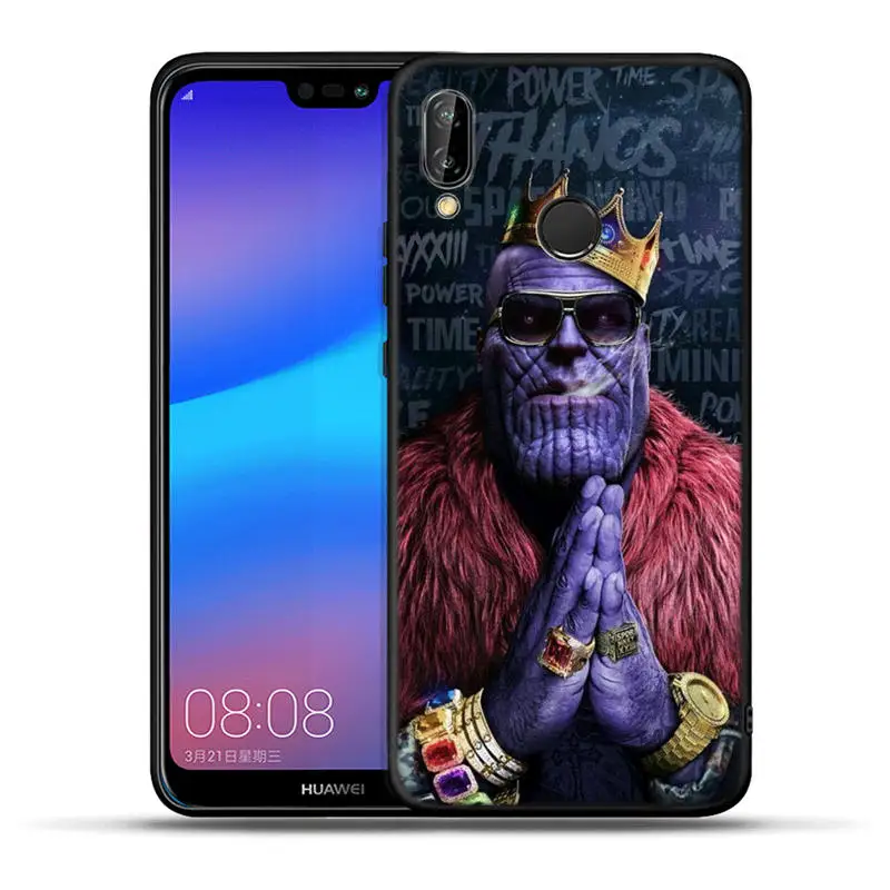 Чехол для huawei mate 20 10 P30 P20 P10 P9 P8 Lite Pro P Smart чехол Черная пантера Marvel Deadpool Thanos