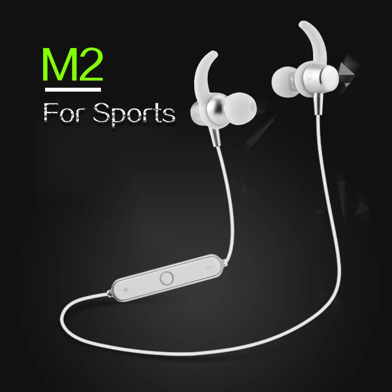 M2 1 Спортивные наушники Bluetooth Беспроводной Ушные крючки перетащить 2 голосовые