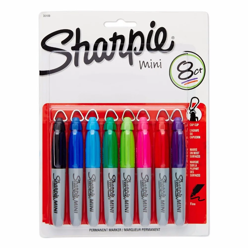 Новое поступление! Sharpie мини перманентные художественные маркеры 4 цвета набор/8 цветов Набор