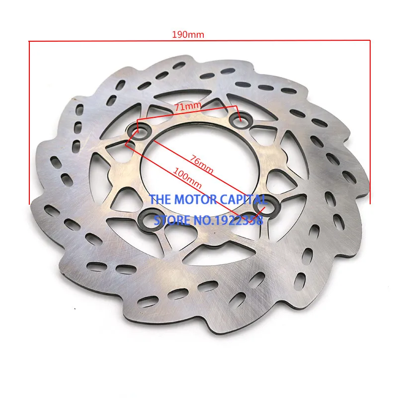 Mini 190 mm Brake Disc Rotor High Performance Disc Brake Rotor Fit For
