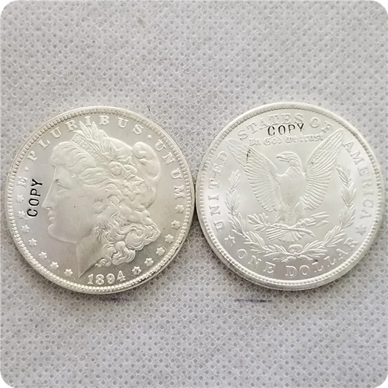 UNC USA(1878-1904) P Morgan Dollar UNC COPY COINS - Цвет: 1894