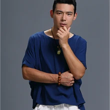 Весенняя и Осенняя мода плюс размер повседневная мужская рубашка из хлопка и льна с коротким рукавом мужские рубашки Свободная мужская рубашка