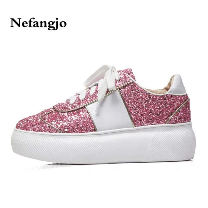 

Nefangjo 2018 new fashionable casual sports women's shoes flat comfortable breathable anti-skid shoes women