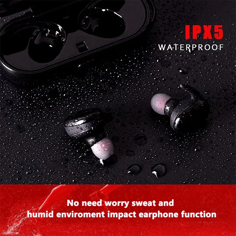 T2C Wireless Headphones TWS Bluetooth Earphones gaming Headset Sports Earbuds earpiece For mobile Phones with micphone box case  (11)