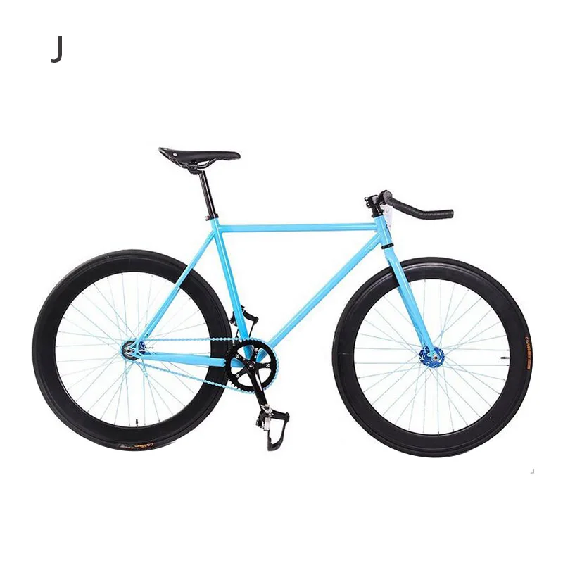 Sale Magnesium Alloy Wheel 60mm rim fixie Bicycle, Fixed gear bike 700C *23 70mm Rim  52cm FRAME  DIY BIKE Complete Road Bike 16