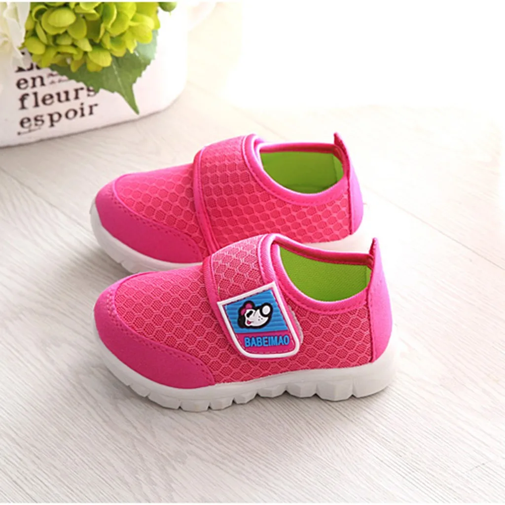 Toddler Infant Kids Baby Girls Boys Cartoon Mesh Run Sport Casual Sneakers Shoes Детская Обувь Kids Shoes Boys Shoes