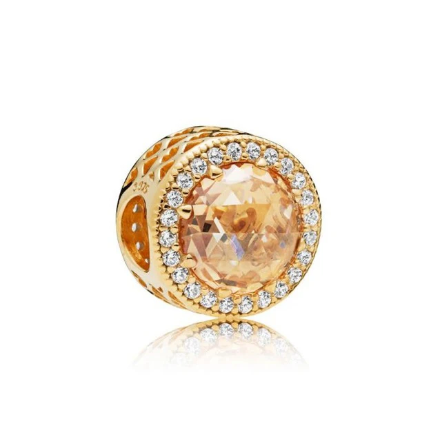 

Fanier 100% 925 Sterling Silver 1:1 New 761725clg Radiated British Hearts Original Ladies' Jewel Present