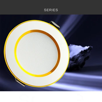

1PCS led downlight 5w 7w 9w 12w 15w 18w 30w dimmable led ceiling recessed grid downlight/slim round led panel Spot Recess light