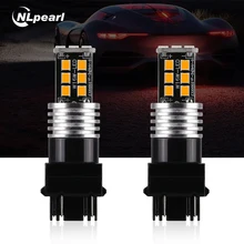 NLpearl 2x сигнальная лампа T25 светодиодный Canbus 3156 3157 светодиодный P27/7 Вт P27W 2835SMD T20 W21W светодиодный 7443 7440 Фары заднего хода стоп-красный