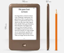 Tolino brilho 1 leitor de ebook wifi e ink ebook leitor 4gb e-ink 6 polegadas tela de toque 1024x758 built-in livros claros ebook leitor