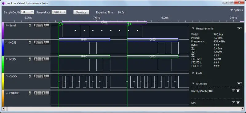Kingst LA2016 USB логический анализатор 200 м Максимальная частота дискретизации 16 каналов 10B образцы 2 ШИМ из осциллографов