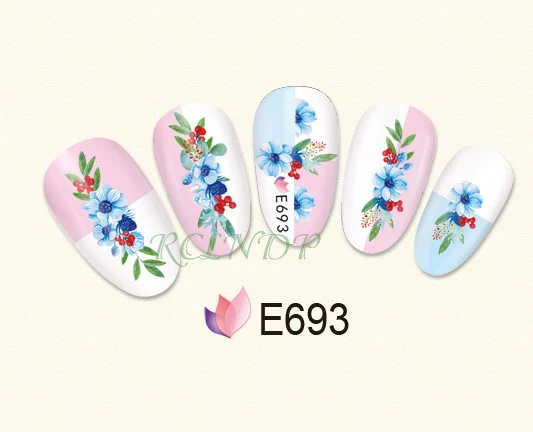 3D etiqueta engomada del clavo todos decoración Flor de hoja de hierba uñas de arte lápiz deslizadores adhesivo consejos manicura secreto de herramientas