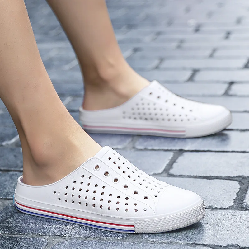 

Garden Clog Shoes For Men Quick Drying Summer Beach Slipper Flat Breathable Outdoor Sandals Male Gardening shoe