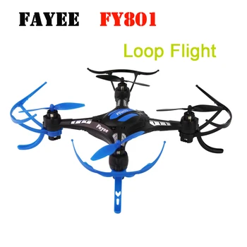 

Fayee FY801 180 Degree RC Drone UFO Rotation Loop Drone RC Helicopter 3D Flight RC Quadcopter RTF