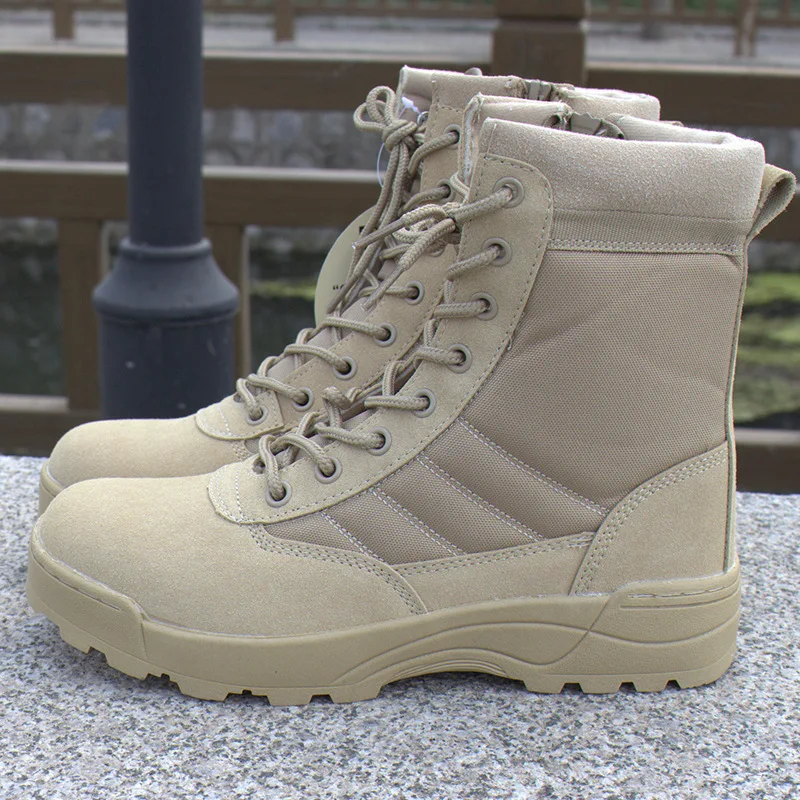 

Mens Boot Desert Tactical Military Boots Combat Boots Male Outdoor Waterproof Travel Shoes Safety Boots Sneakers Botas Masculin