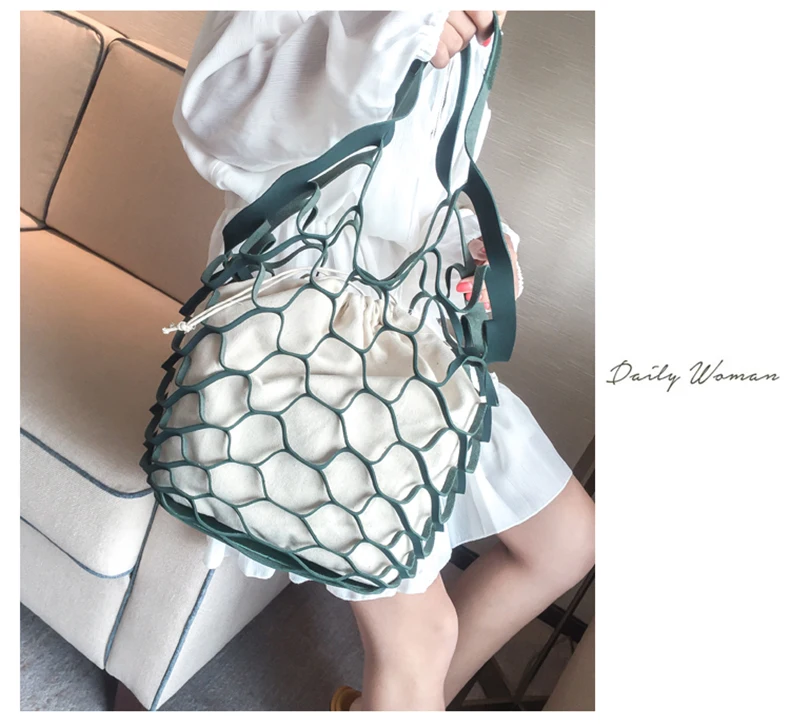 Hollow out women net bag (16)