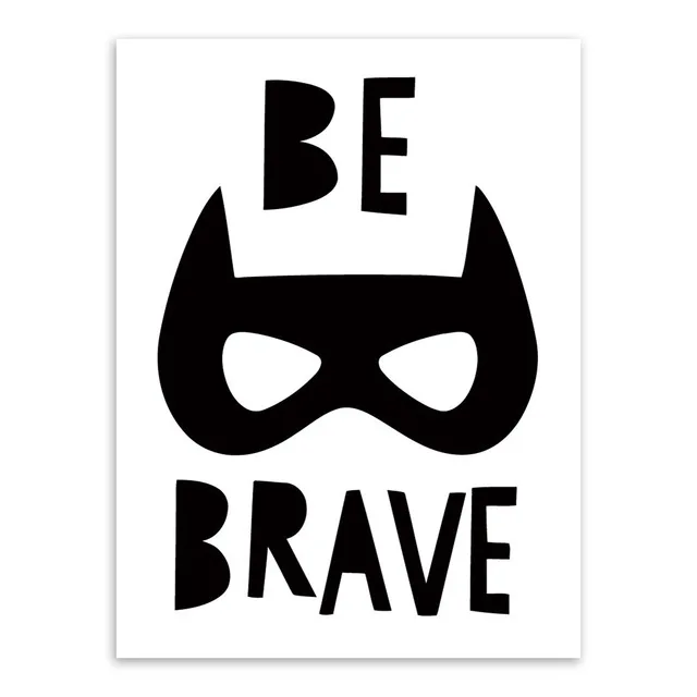 Superhero Batman Hippie Quotes Black White Poster Nordic Room Wall Art Home Deco Canvas Painting Print Picture No Frame With Free Shipping Worldwide Weposters Com