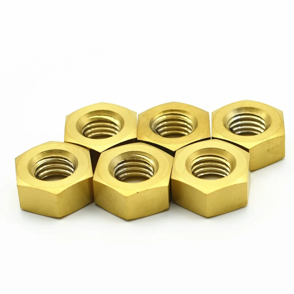 

Titanium Nuts M3 M4 M5 M6 M8 M10 Flange Nut Gold Multiple and Ti color Hexagon Titanium Screw Nuts Ti fastener Pack of 6pcs