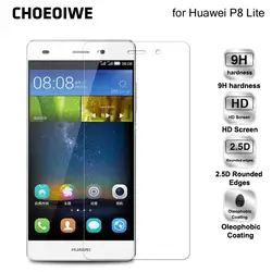 Choeoiwe 9 H закаленное Стекло для Huawei P8 Lite Экран протектор Закаленное защитное Плёнки для Huawei p8lite Очки