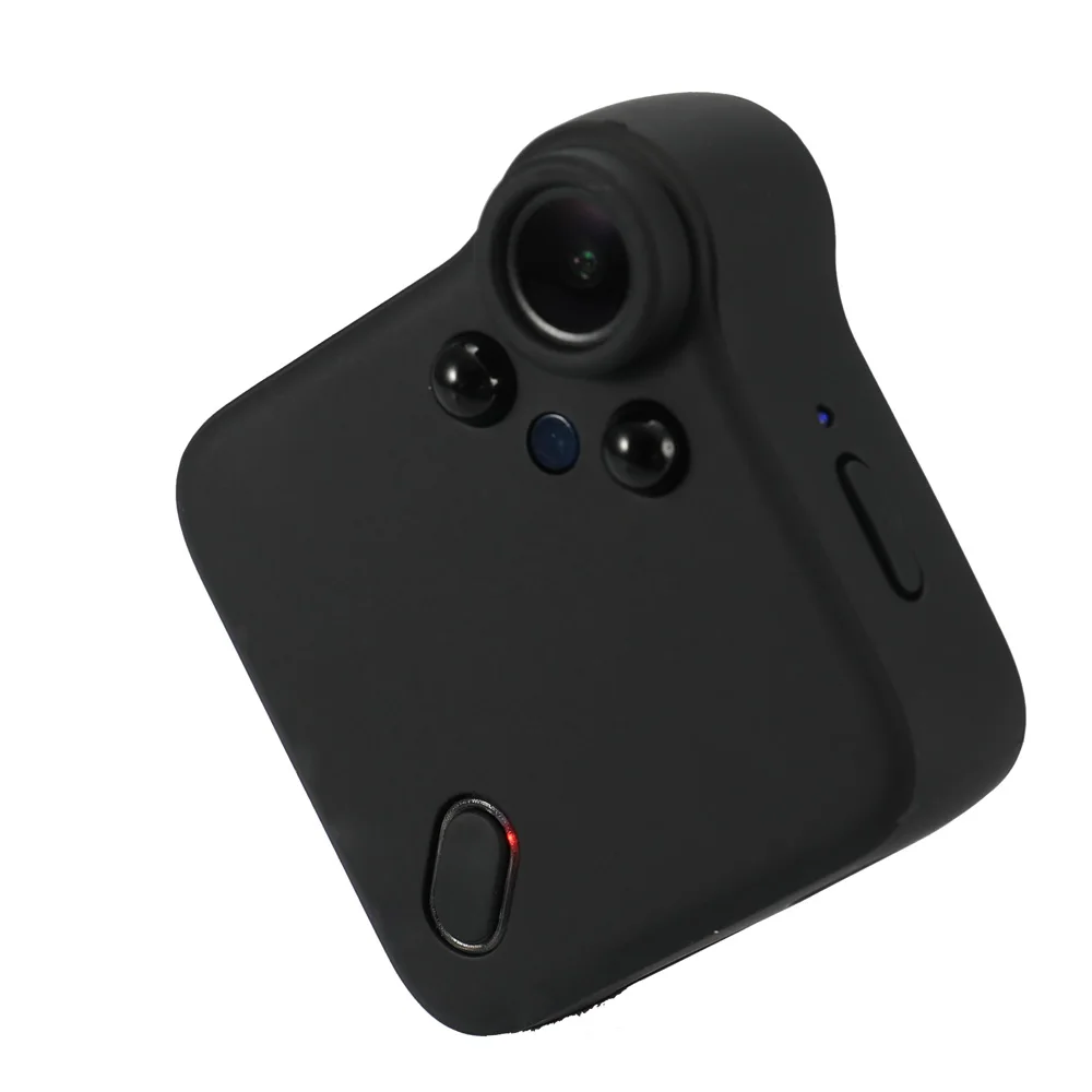 Черный Портативный Wi-Fi C1S мини Камера носимых тела Камера Экшн-камера DV камера для домашнего надежное защитное устройство Беспроводной Мини камеры ночного видения - Цвет: Черный