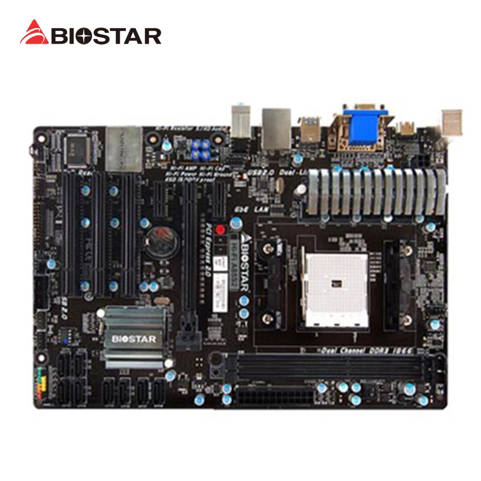 BIOSTAR Hi-Fi A85S2 Desktop Motherboard A85X Socket FM2 DDR3 32G SATA3 USB3.0 ATX BIOSTAR Hi-Fi A85S2 Desktop Motherboard A85X Socket FM2 DDR3 32G SATA3 USB3.0 ATX